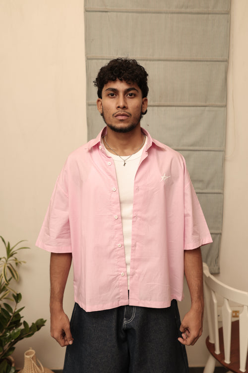 AUNLIOPTION Essential Shirt — Pink
